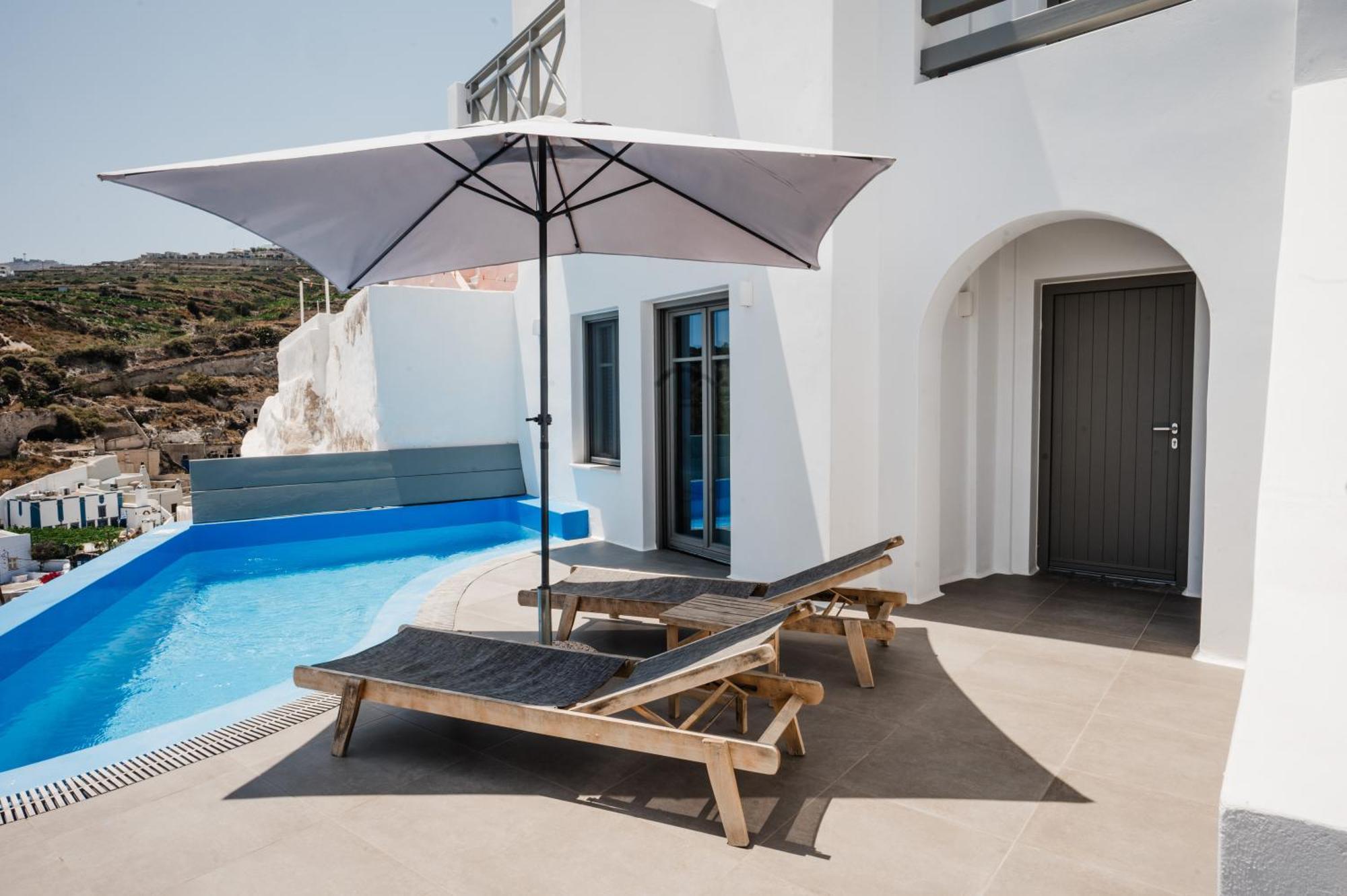 Amphitrite Suites Santorini Vóthon Pokoj fotografie